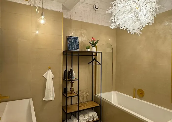 Апартаменты Duplex Design Flat 3 Baeder Garten 160 M2 *